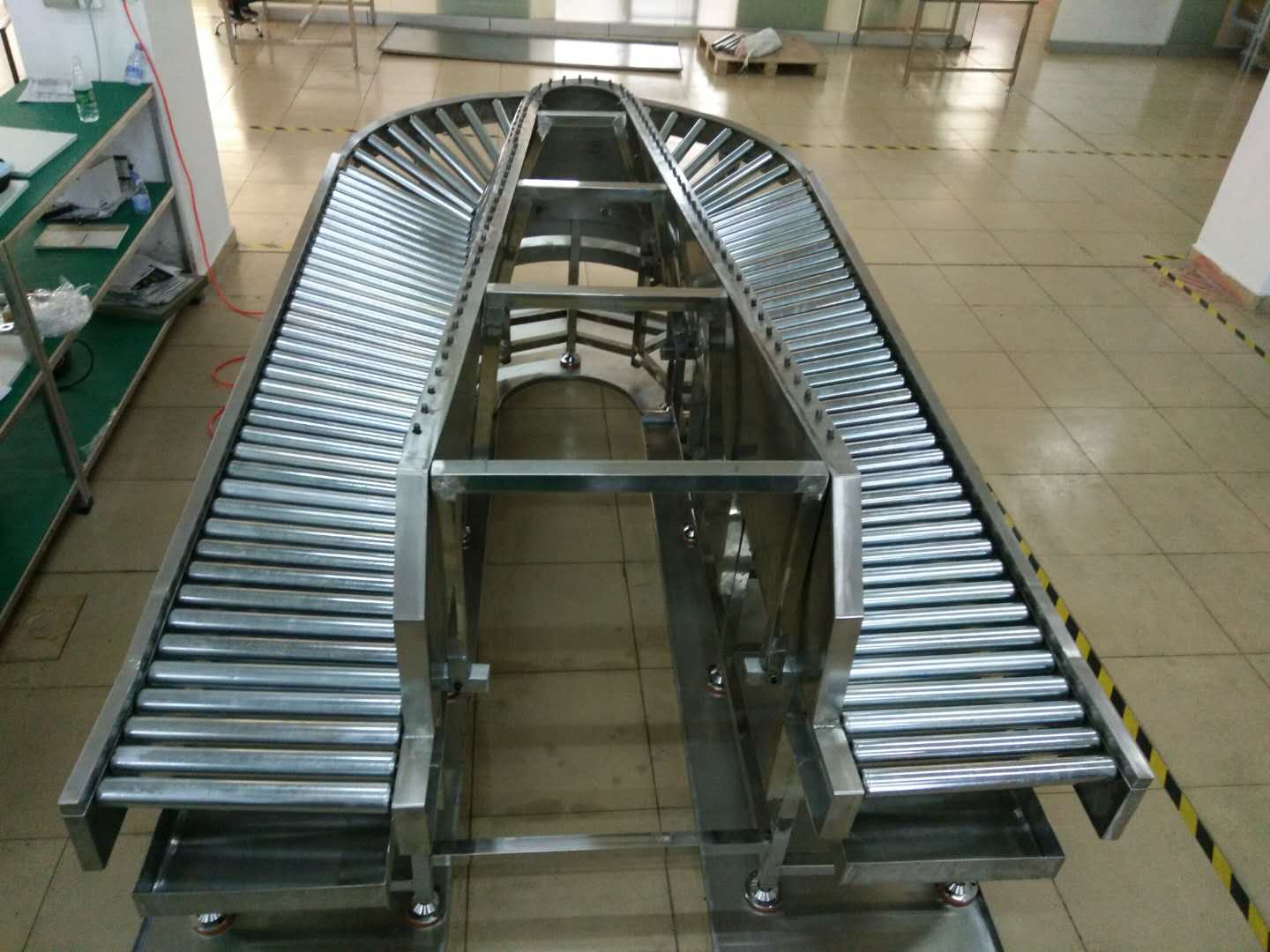 不銹鋼無動力滾筒線